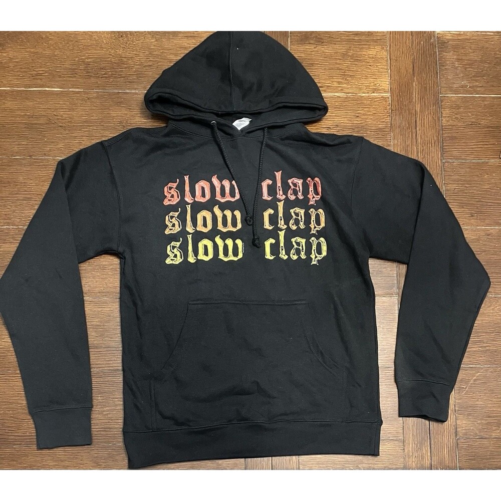 Gwen Stefani “Slow Clap Cassettes” Hoodie – Black, 70/30 Size Small NWOT